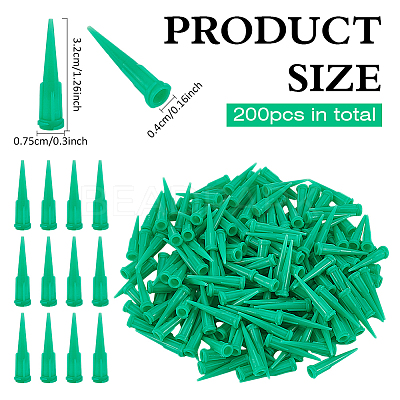 200Pcs Plastic Needles AJEW-BC0007-99A-1
