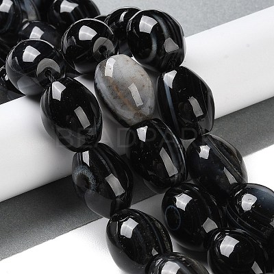 Natural Eye Agate Beads Strands G-NH0019-D04-04-1