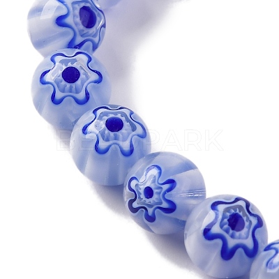 Handmade Millefiori Lampwork Beads Strands LAMP-G164-05K-1