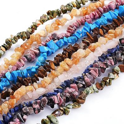 Natural Mixed Gemstone Beads Strands G-K220-01-1