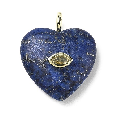 Dyed Natural Lapis Lazuli Pendants G-P585-03G-07-1