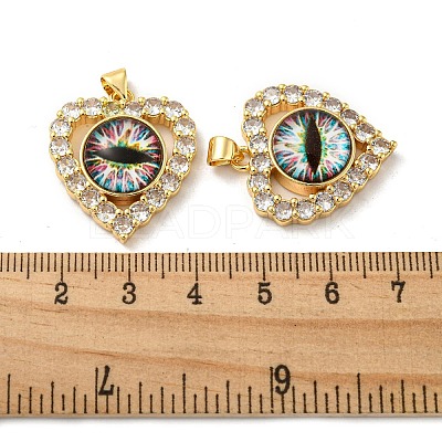 Golden Brass Pendants KK-L209-005G-07-1