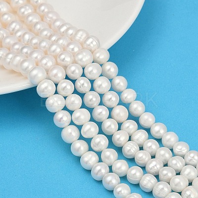 Natural Cultured Freshwater Pearl Beads Strands PEAR-I007-07J-04A-1