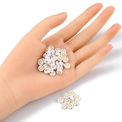 Plating Acrylic Beads PACR-YW0001-12-1