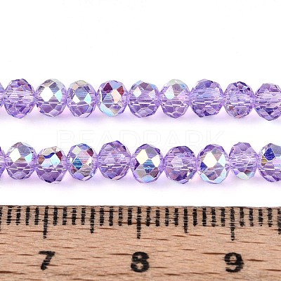 Transparent Glass Beads Strands EGLA-N016-4mm-03-1