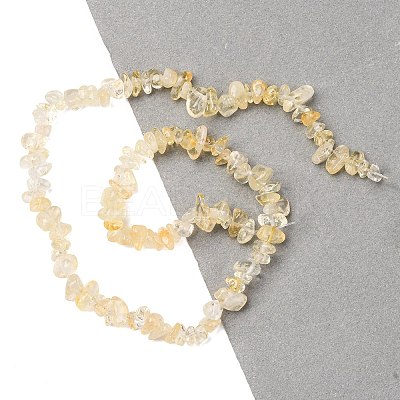 Natural Citrine Beads Strands G-P332-51-1