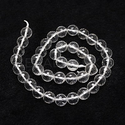 Natural Quartz Crystal Beads Strands G-D840-11-8mm-1