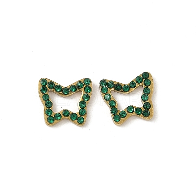 304 Stainless Steel Rhinestone Cabochons STAS-A057-04G-H02-1