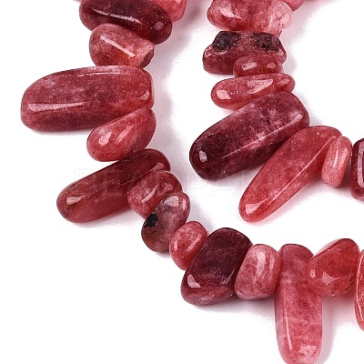 Dyed Natural Quartz Beads Strands G-Q606-24A-09-1