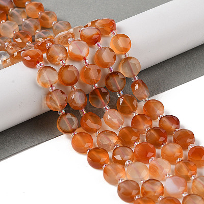 Natural Flower Agate Bead Strands G-NH0013-A01-01-1