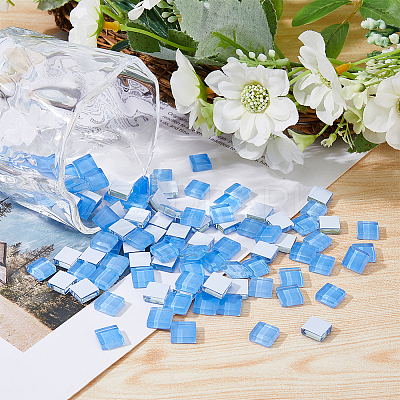 400G Glass Mosaic Tiles DIY-DC0001-97B-1