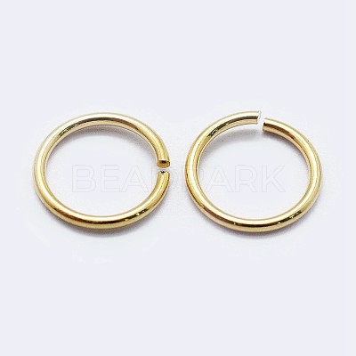 925 Sterling Silver Saw Cut Open Jump Rings STER-F036-02G-1x6mm-1