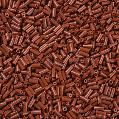 Opaque Colours Glass Bugle Beads SEED-N005-001-B01-1
