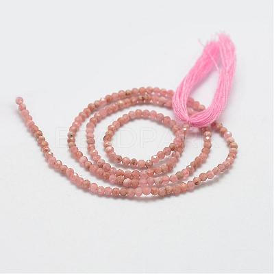 Natural Rhodochrosite Beads Strands G-P270-2mm-17-1
