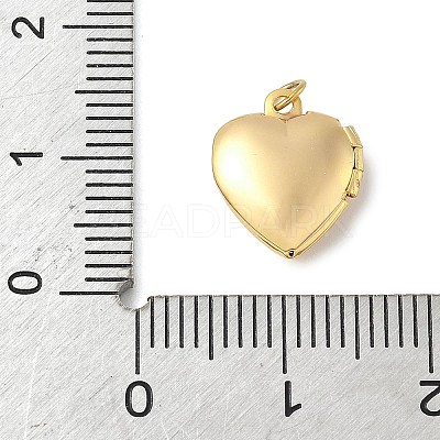 304 Stainless Steel Locket Charms STAS-M120-07A-G-1
