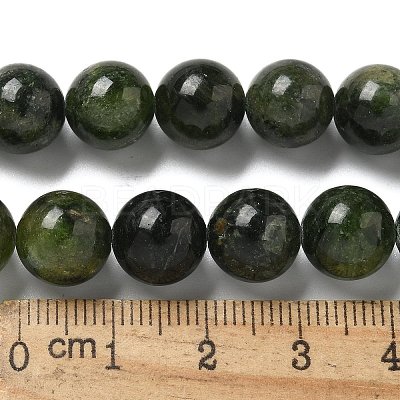 Natural Green Diopside Beads Strands G-K382-B01-03-1