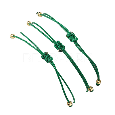3Pcs 3 Styles Gemstone Braided Bead Bracelets BJEW-JB11146-04-1