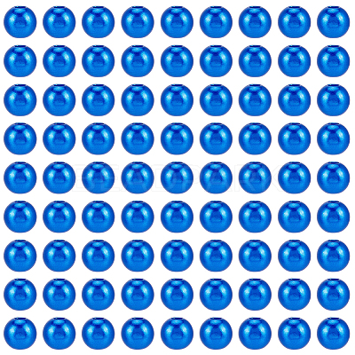 Spray Painted ABS Plastic Imitation Pearl Beads OACR-PA0001-38A-01-1