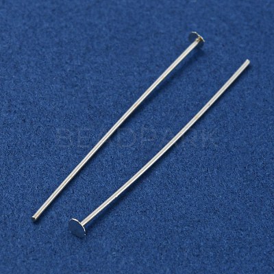 925 Sterling Silver Flat Head Pins STER-F018-01B-1