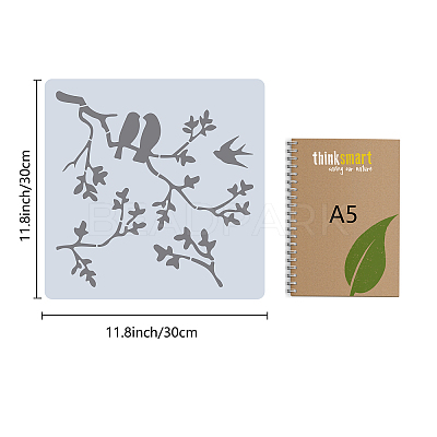 PET Plastic Drawing Painting Stencils Templates DIY-WH0244-108-1
