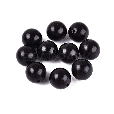 Undyed Natural Wood Beads WOOD-ZX010-05D-1