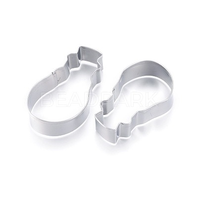 Tarnish Resistant 304 Stainless Steel Christmas Cookie Cutters DIY-E012-63-1