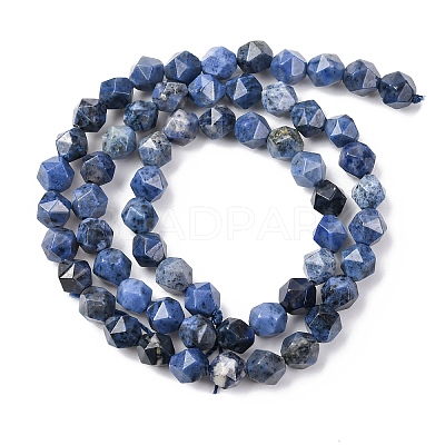 Natural Dumortierite Quartz Beads Strands G-F523-17-6mm-1