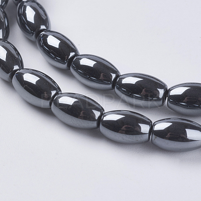 Non-Magnetic Synthetic Hematite Beads G-H1080-1-1