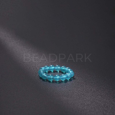 Natural Jade Stretchy Finger Rings FS-WG01730-28-1