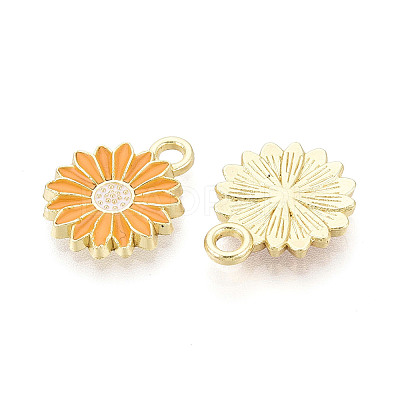 Alloy Enamel Charms FIND-H035-01A-LG-1
