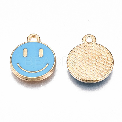 Alloy Enamel Charms X-ENAM-S121-165-RS-1