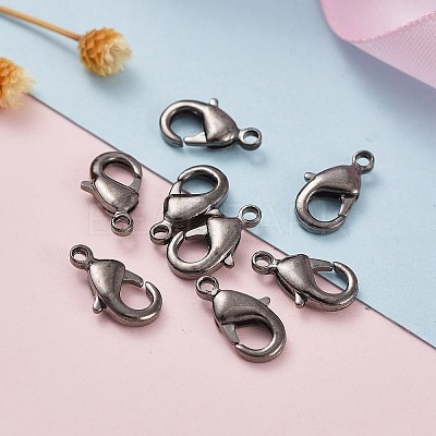 Brass Lobster Claw Clasps X-KK-902-B-1
