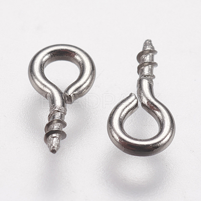 Tarnish Resistant 304 Stainless Steel Screw Eye Pin Peg Bails STAS-I097-077D-1