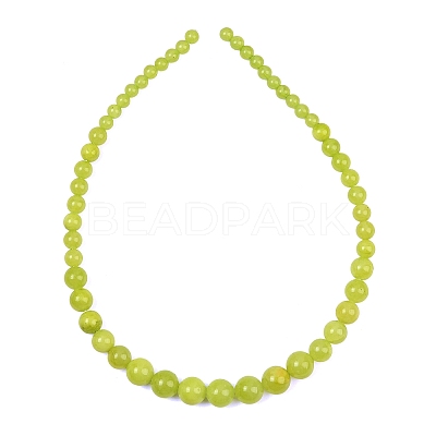 Natural Green Jade Graduated Beads Strands GG-CBA2AE1-A06-D-1