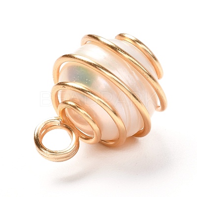 Natural Cultured Freshwater Pearl Pendants PALLOY-JF00912-1
