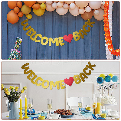 Paper Welcome Back Matter Banner DIY-WH20001-89D-1