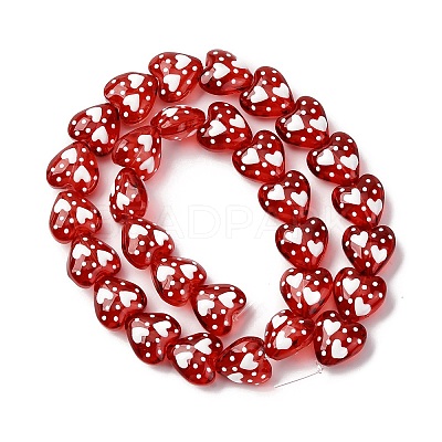 Glass Enamel Beads GLAA-Q125-01A-1