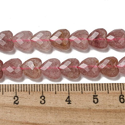 Natural Green Strawberry Quartz Beads Strands G-P544-E04-01-1