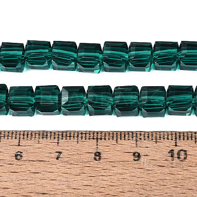 Transparent Glass Beads Strands LS-GLAA-R041-8x8mm-A16-1