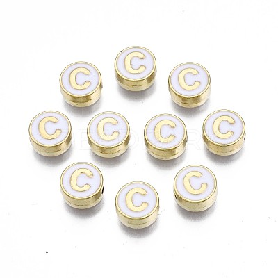 Alloy Enamel Beads ENAM-N052-006-01C-RS-1