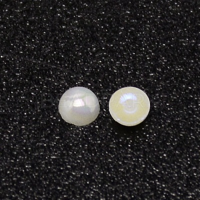 Pearlized ABS Cabochons KY-WH0030-43A-01-1