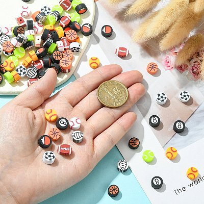 200Pcs Handmade Polymer Clay Beads CLAY-CJ0001-79-1