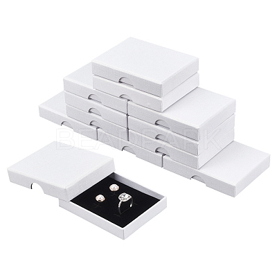 Rectangle Cardboard Paper Jewelry Set Boxes CON-WH0086-100C-1