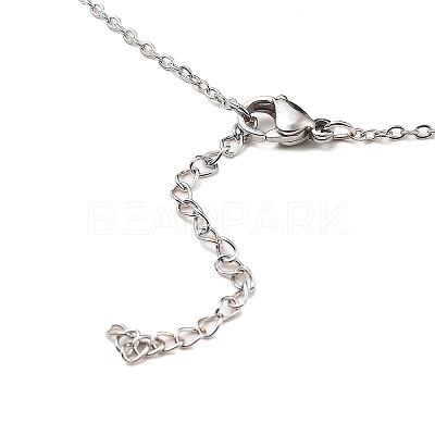 Non-Tarnish Stainless Steel Pendants Necklaces NJEW-K267-01G-P-1