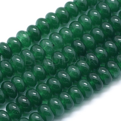Natural White Jade Beads Strands G-E507-01D-1