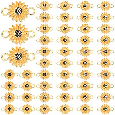 50Pcs Alloy Enamel Connector Charms ENAM-SZ0004-23-1