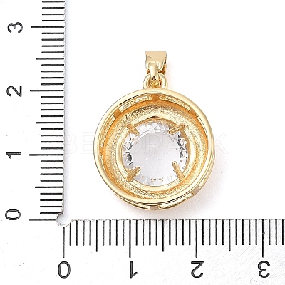 Rack Plating Brass Pendants KK-I710-05A-1
