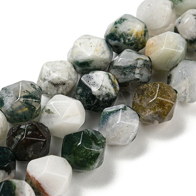 Natural Tree Agate Beads Strands G-C085-A03-01-1