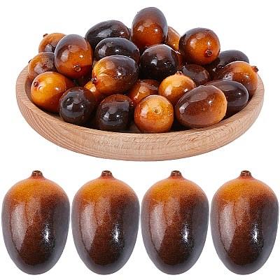 Foam Chinese Olive Display Decoration DJEW-GF0001-90B-1