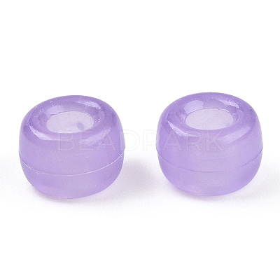 Transparent & Luminous Plastic Beads KY-T025-01-H04-1
